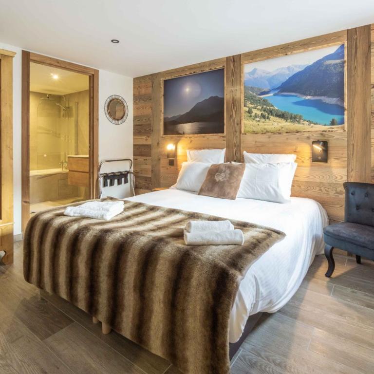 Chalet La Turra, Spa privée - Appartement Supérieur avec Sauna - 12