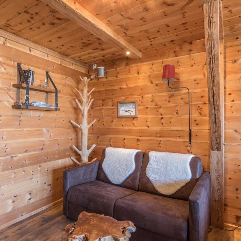 Alpenauszeit im Zirbenholz Chalet - Studio mit Schlafsofa - 6
