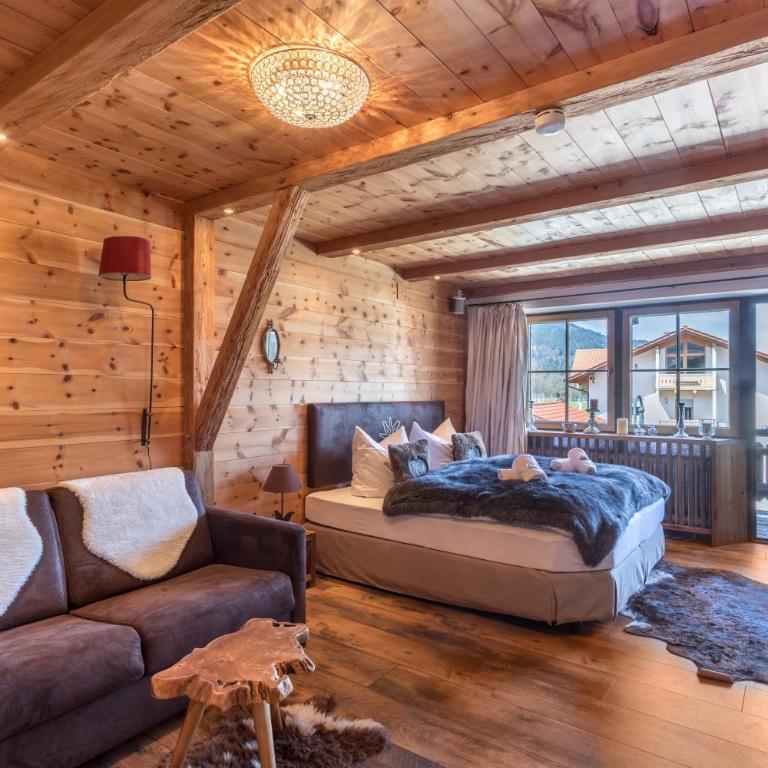 Alpenauszeit im Zirbenholz Chalet - Studio mit Schlafsofa - 1