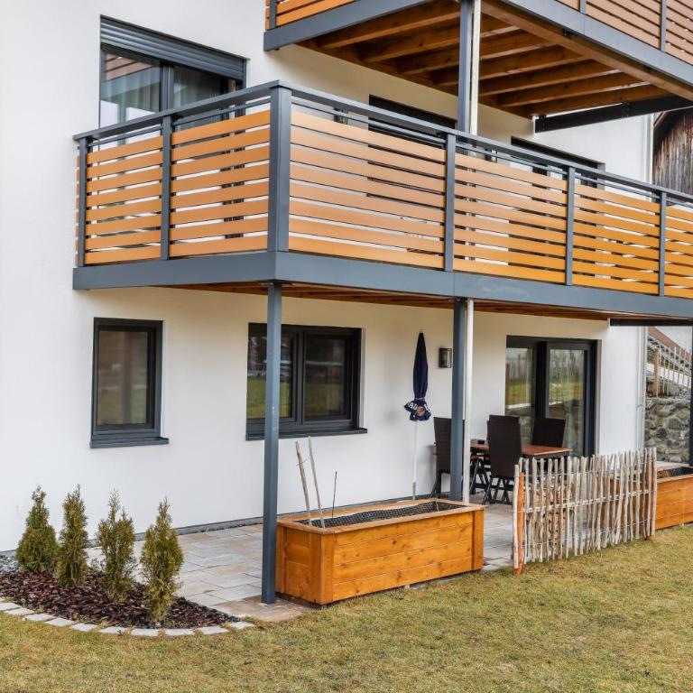 Ferienwohnung Alpenvorland - Apartment mit 1 Schlafzimmer und Gartenblick - 3