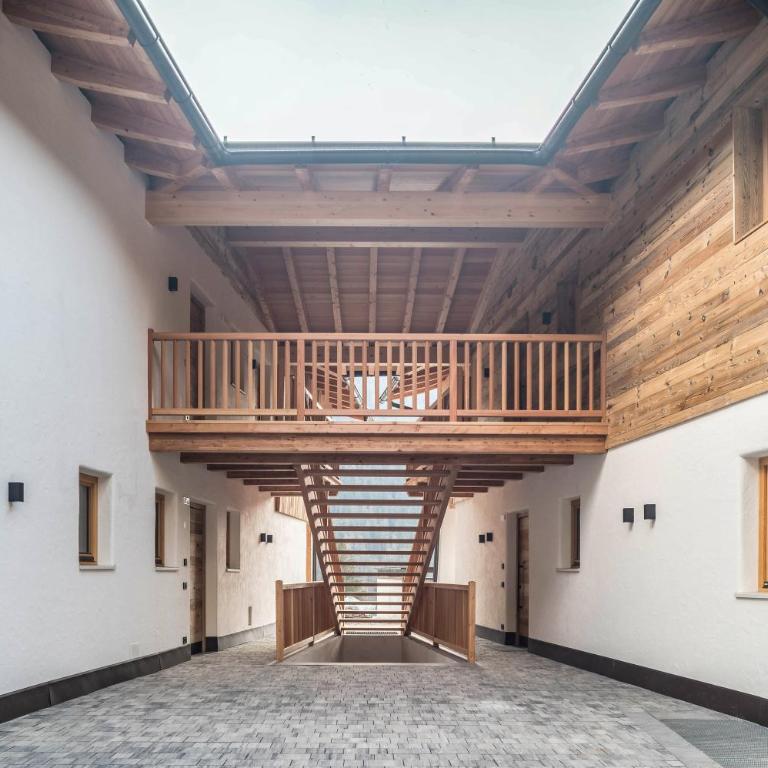 Les Ciases Chalets Dolomites Apt 6 - Appartamento Superior con 1 Camera da Letto e Balcone - 26