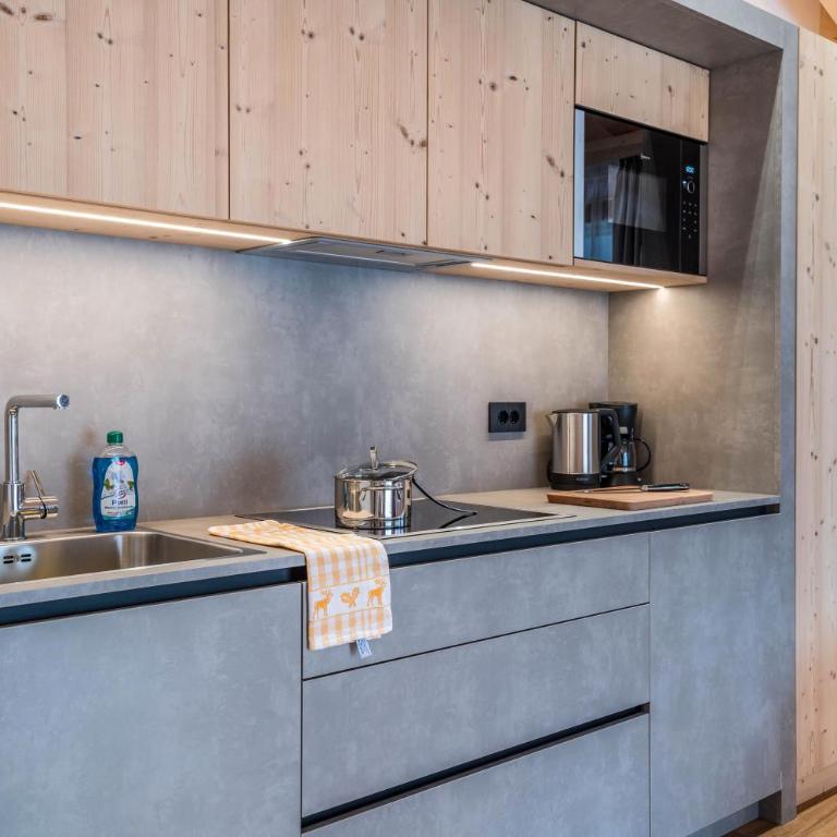 Les Ciases Chalets Dolomites Apt 6 - Appartamento Superior con 1 Camera da Letto e Balcone - 7