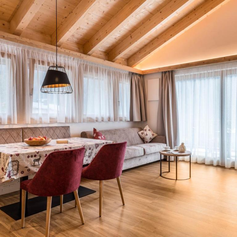 Les Ciases Chalets Dolomites Apt 6 - Appartamento Superior con 1 Camera da Letto e Balcone - 2