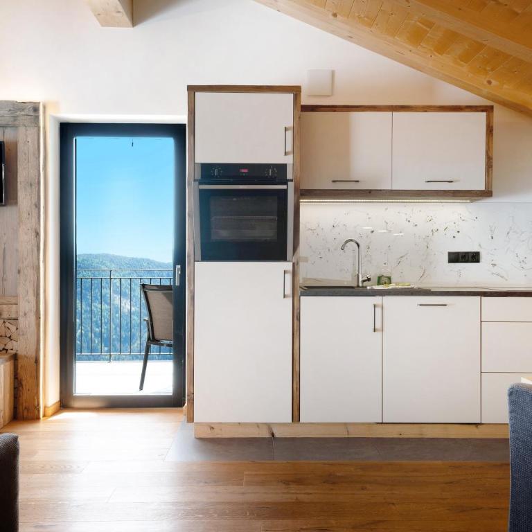 Platiederhof Apt Lajen - Appartamento Superior con 1 Camera da Letto e Balcone - 4
