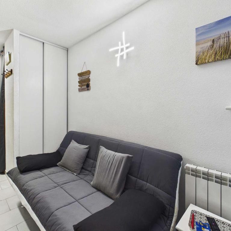 Studio Cabine Mezzanine, 6 Pers, Terrasse Sud, Près Quai, Parking Privé - FR-1-326-755 - Studio - 4