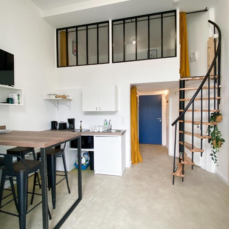 Studio 3-4 pers à 1km de la plage - Studio avec Terrasse - 4