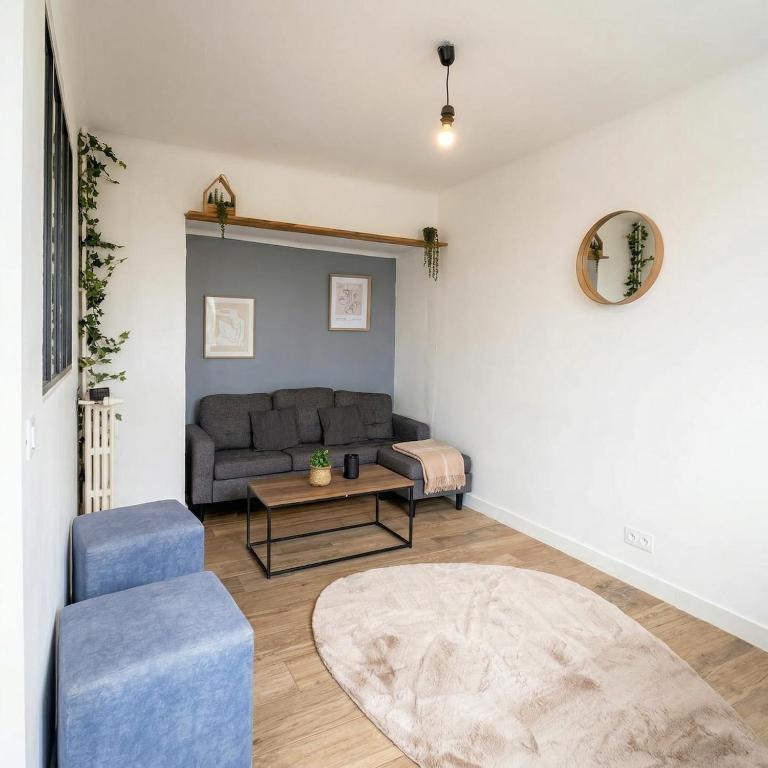 Le Refuge Urbain T3 Moderne Parking gratuit - Appartement 2 Chambres - 4