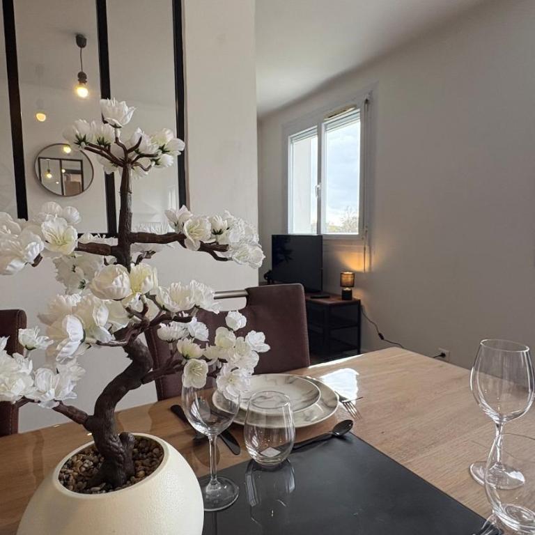 Le Refuge Urbain T3 Moderne Parking gratuit - Appartement 2 Chambres - 11