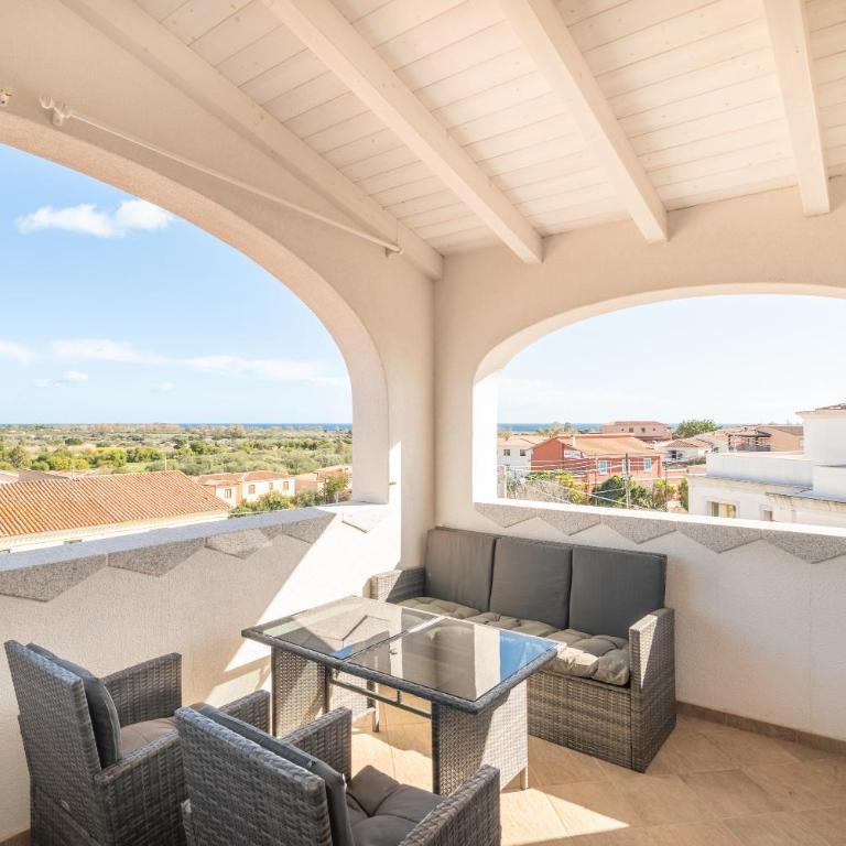 Attico con vista mare a Budoni - Appartamento Deluxe con 2 Camere da Letto e Vista Oceano - 16