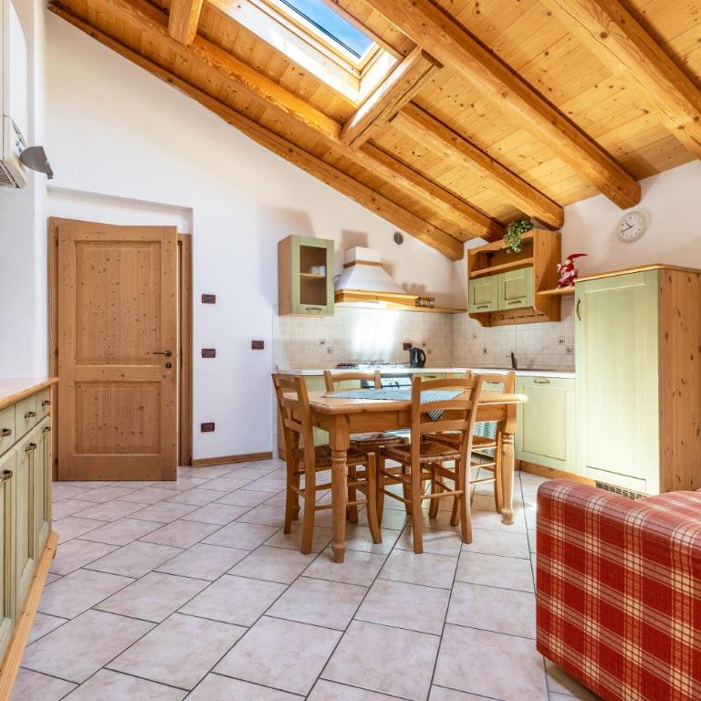Agritur Piazera Attico - Apartment mit 2 Schlafzimmern und Bergblick - 14