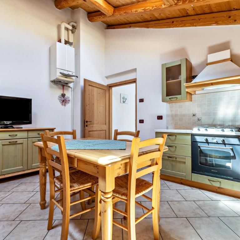 Agritur Piazera Attico - Apartment mit 2 Schlafzimmern und Bergblick - 12
