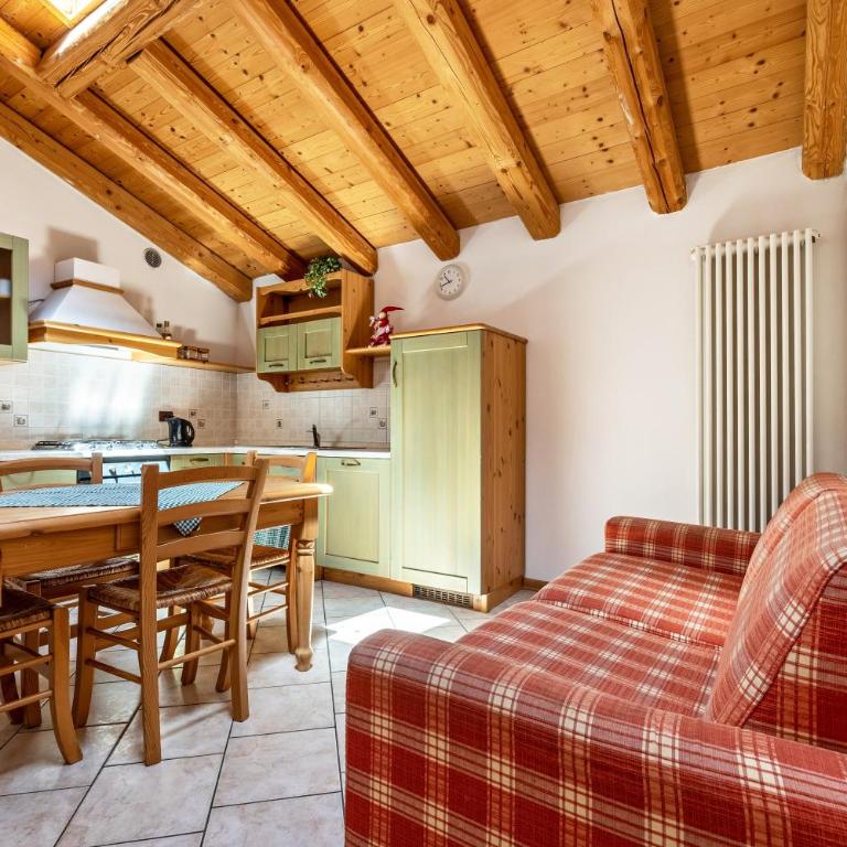 Agritur Piazera Attico - Apartment mit 2 Schlafzimmern und Bergblick - 11
