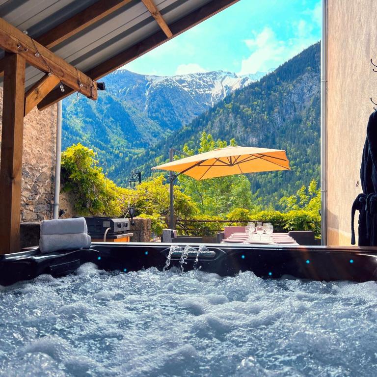 Jacuzzi Sauna Terrasse Venosc - Maison de Vacances - 1