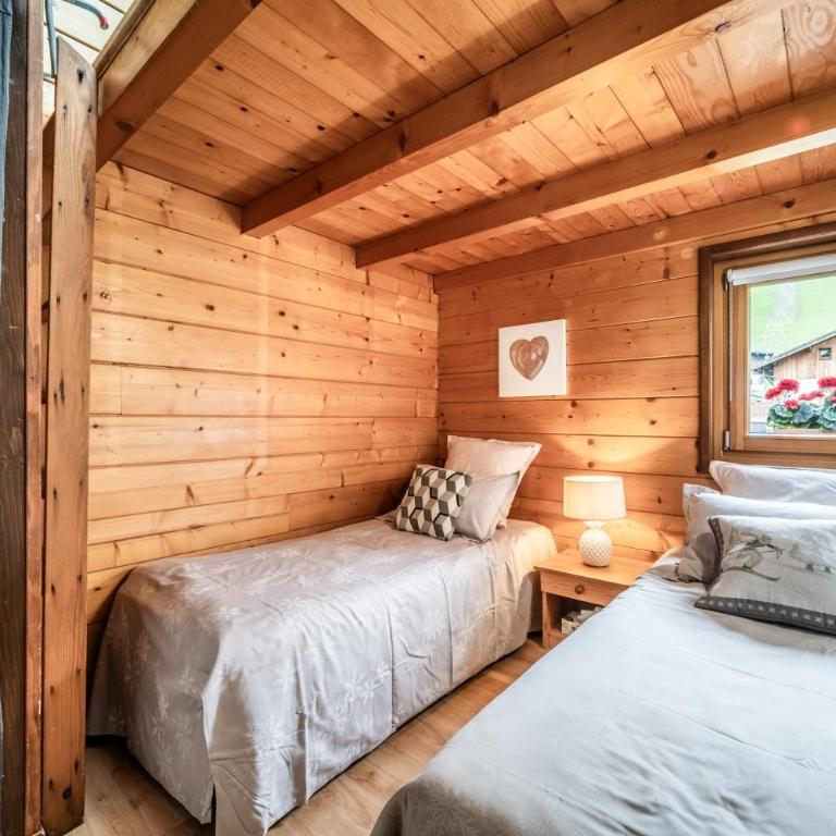 Appartement chalet - Le Caribou - Premium Apartment mit 3 Schlafzimmern und Balkon - 19