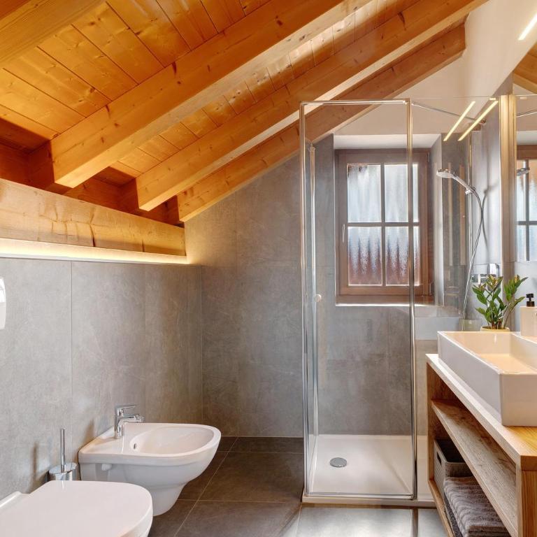 Stettnerhof Wohnung Penegal - Apartamento Deluxe de 2 dormitorios con vistas al jardín - 17