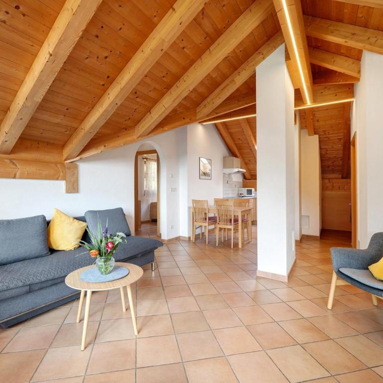 Stettnerhof Wohnung Penegal - Apartamento Deluxe de 2 dormitorios con vistas al jardín - 7
