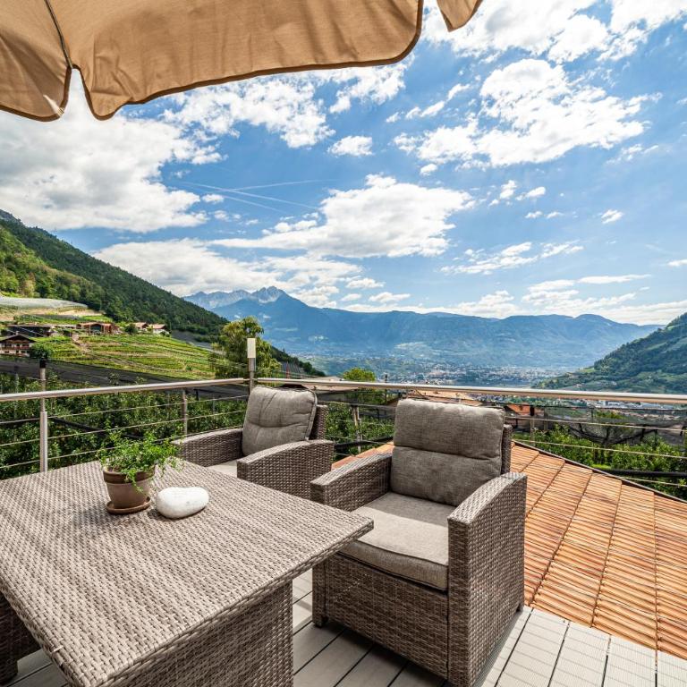 Rasnerhof Ferienwohnung Meran - Apartamento Superior de 1 dormitorio con balcón - 6