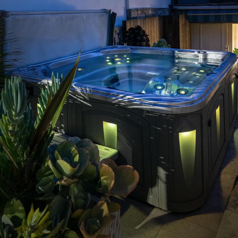 Le Ponton et son spa - Two-Bedroom Deluxe Apartment with Ocean View - 11