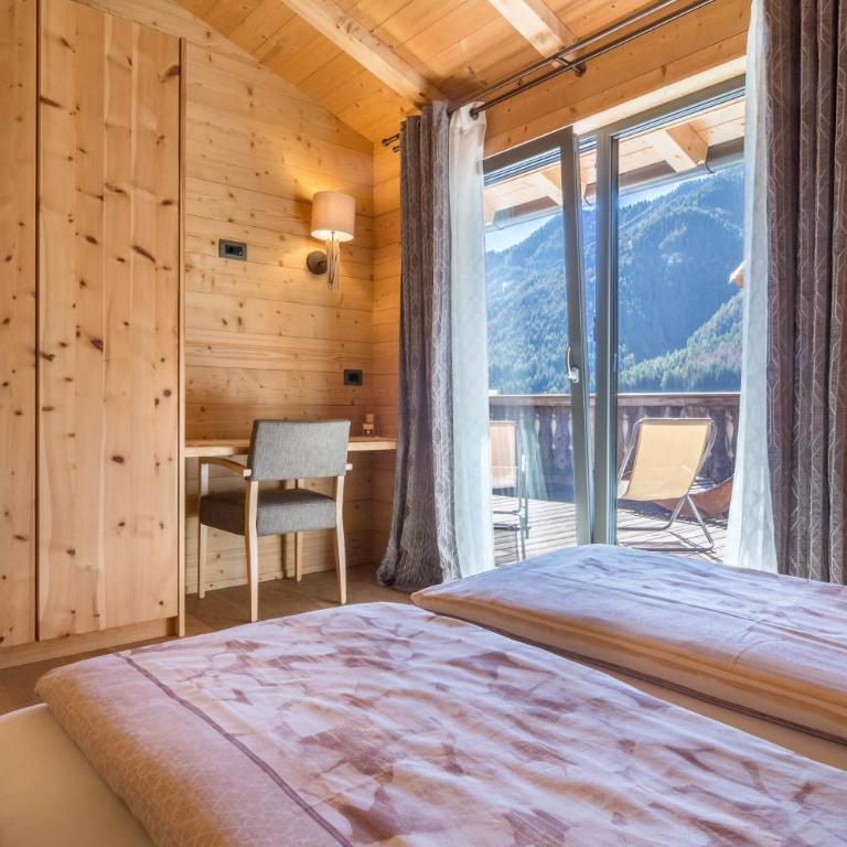 La Plates Chalet - Appartamento Deluxe con 2 Camere da Letto e Vista Giardino - 14