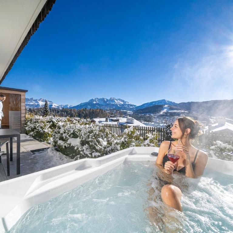 Chalet Schlossberg Latemar - Superior Apartment mit Sauna - 2