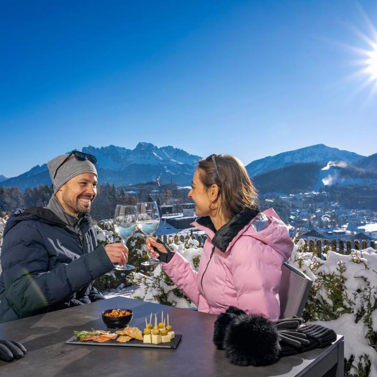 Chalet Schlossberg Latemar - Superior Apartment mit Sauna - 12