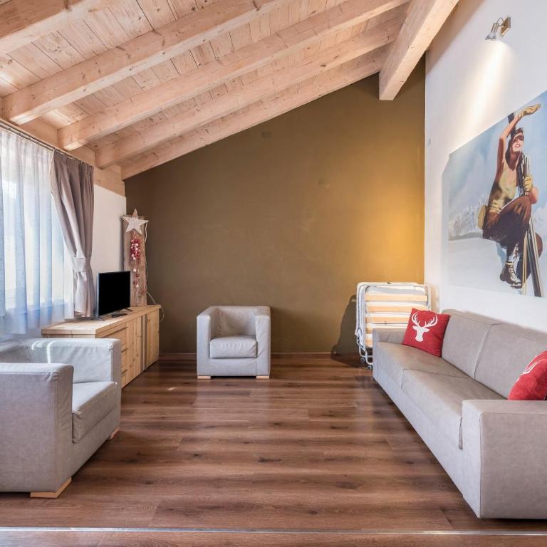 Appartamento Ciasa - Deluxe Apartment mit Balkon und 2 Schlafzimmern - 3