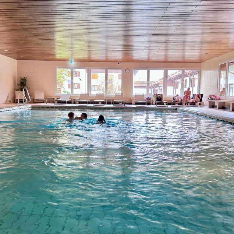 Ferienwohnung Bergzauber im Ferienpark Oberallgäu- Pool- Sauna- Bikepark- Skilift- Loipe- Wanderwege- stilvoll und kinderfreundlich - Apartment mit 1 Schlafzimmer - 21