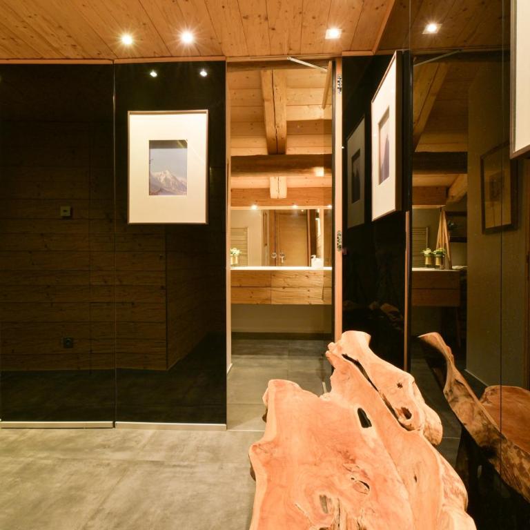 Appartement Le Lachat - Two-Bedroom Deluxe Apartment with Garden View - 18