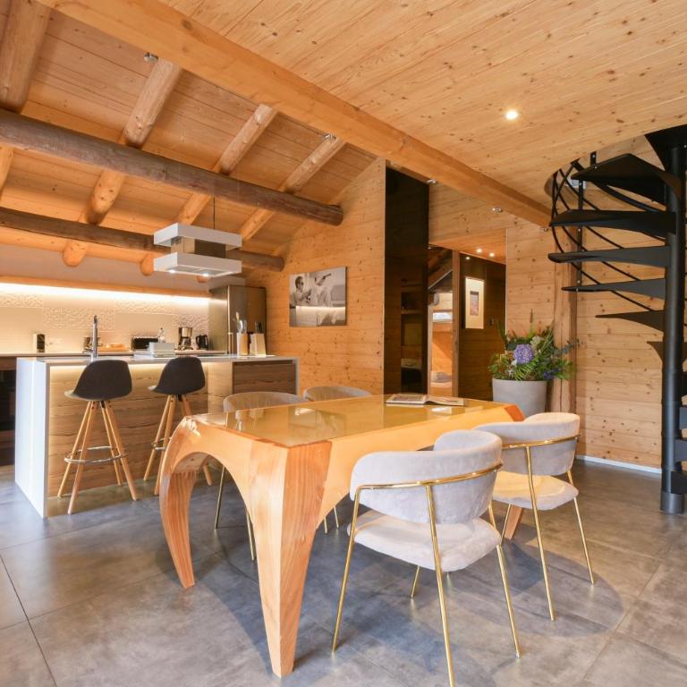 Appartement Le Lachat - Two-Bedroom Deluxe Apartment with Garden View - 1