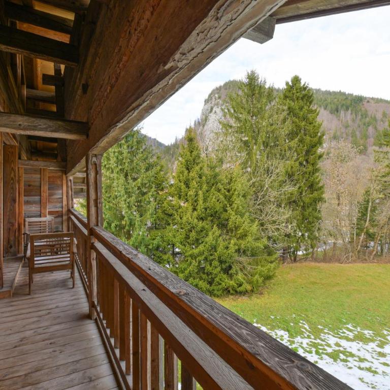 Appartement Le Lachat - Two-Bedroom Deluxe Apartment with Garden View - 6
