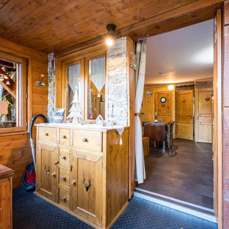 Bas De Chalet Lout'Chi Valfréjus - Appartement 2 Chambres avec Vue sur la Montagne - 21