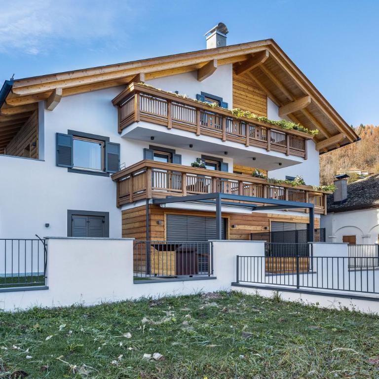 La Sorgente Ville di Fiemme - Two-Bedroom Deluxe Apartment with Garden View - 2