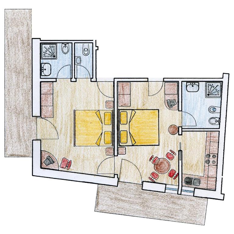 Fröhlichhof Wohnung Pink Lady - Apartamento Deluxe de 2 dormitorios con vistas al jardín - 27