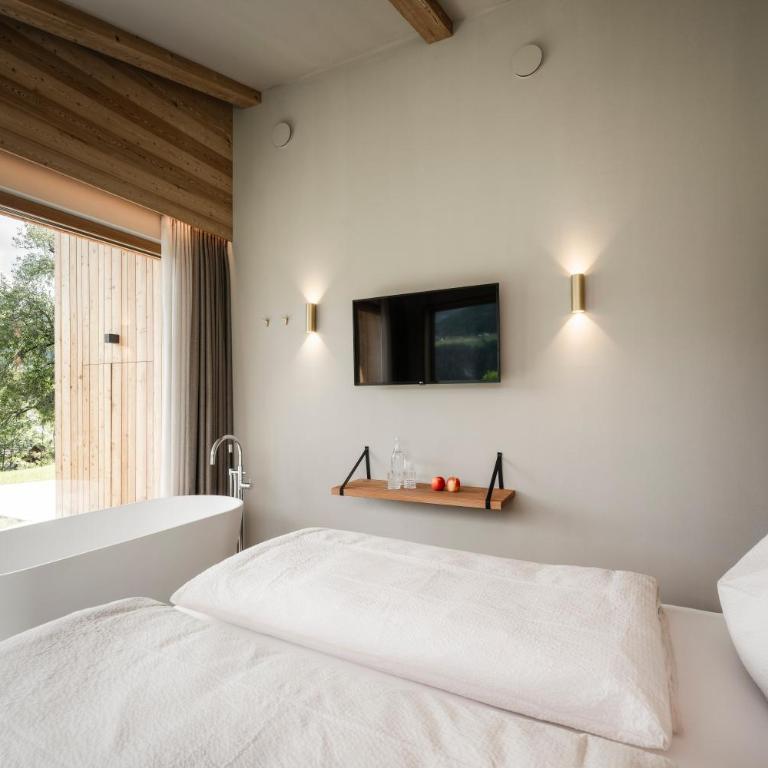 Oberplunerhof Luxury Chalet Skyline - Appartamento Deluxe con 2 Camere da Letto e Vista Giardino - 23