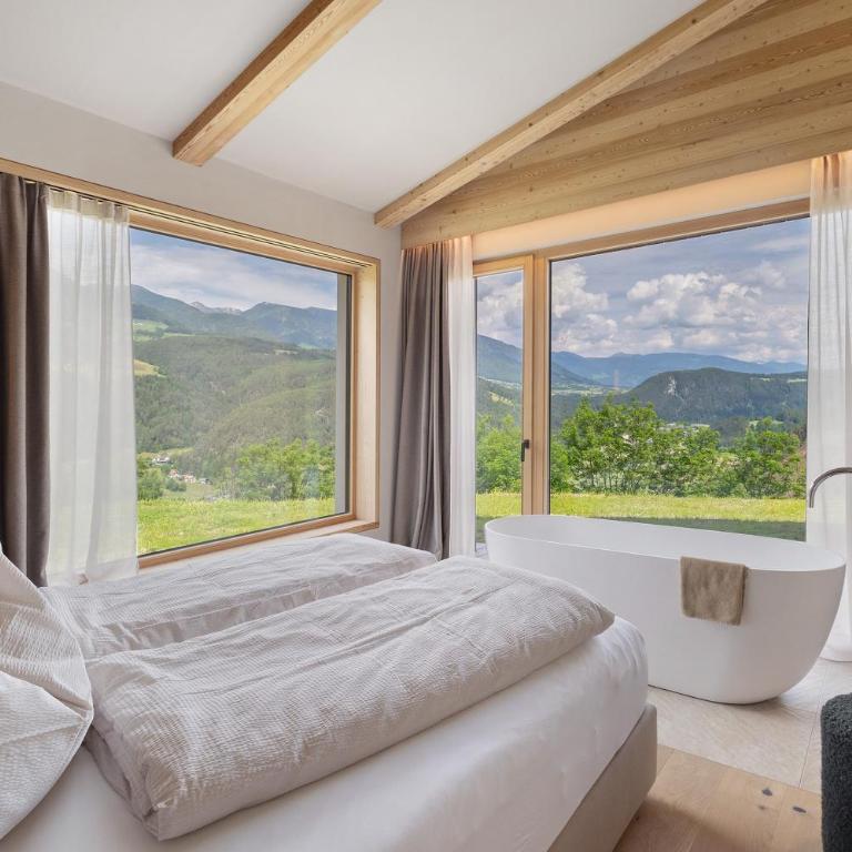 Oberplunerhof Luxury Chalet Skyline - Appartamento Deluxe con 2 Camere da Letto e Vista Giardino - 13