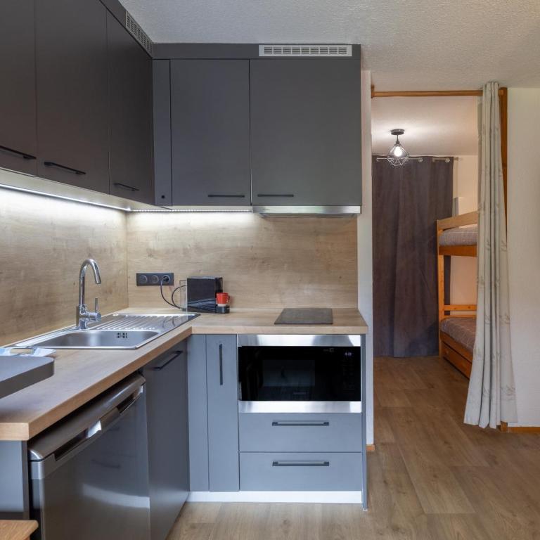 Studio haut de gamme Contamines - Superior One-Bedroom Apartment with Balcony - 6