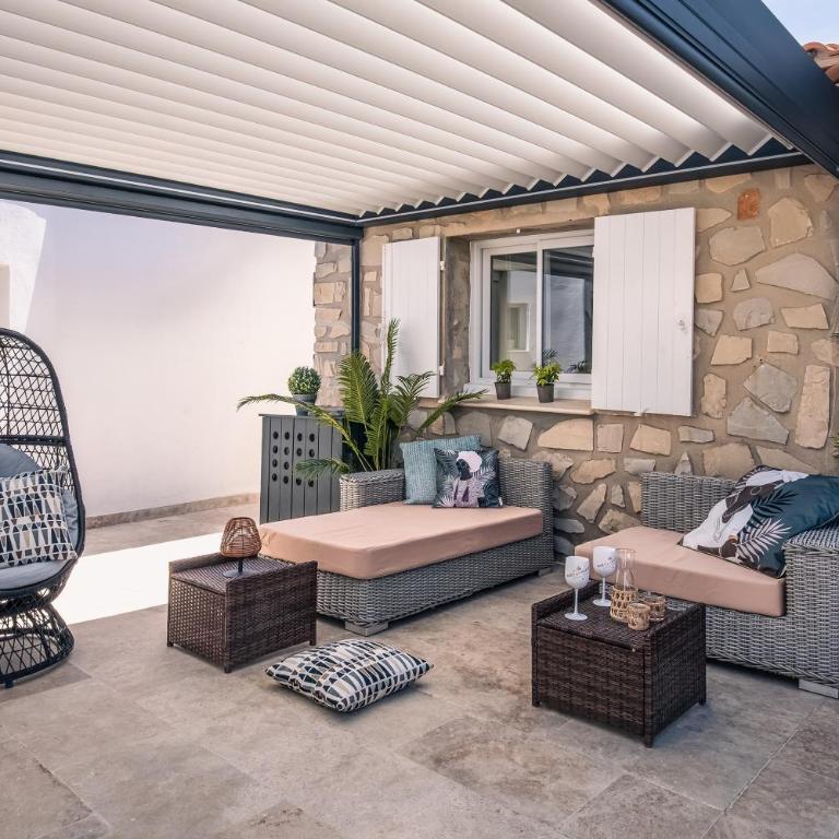 Villa Albatros - piscine chauffée - Villa mit Meerblick - 16