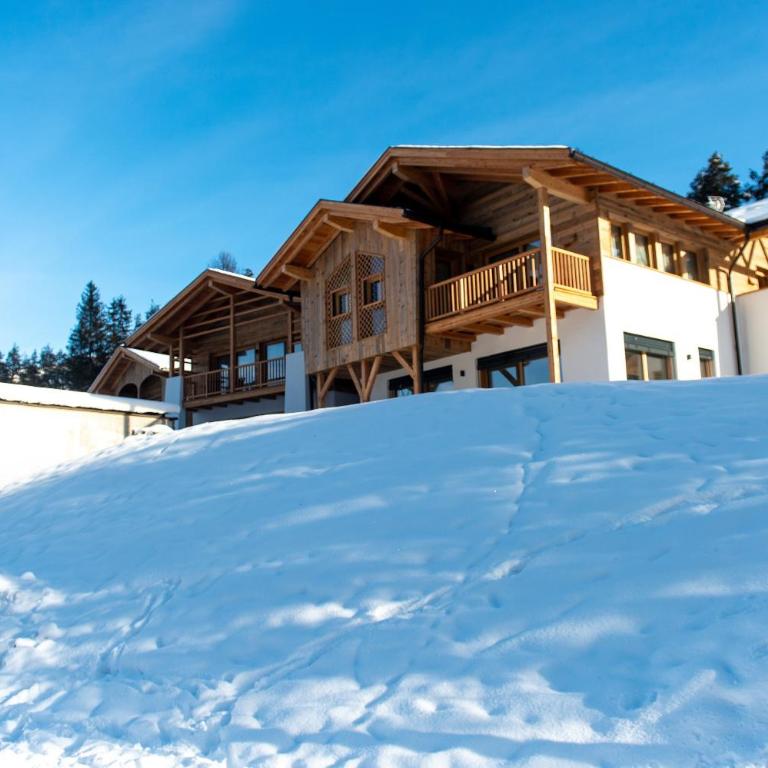 Les Ciases Chalets Dolomites Apt 4 - Appartamento Deluxe con 2 Camere da Letto e Balcone - 36
