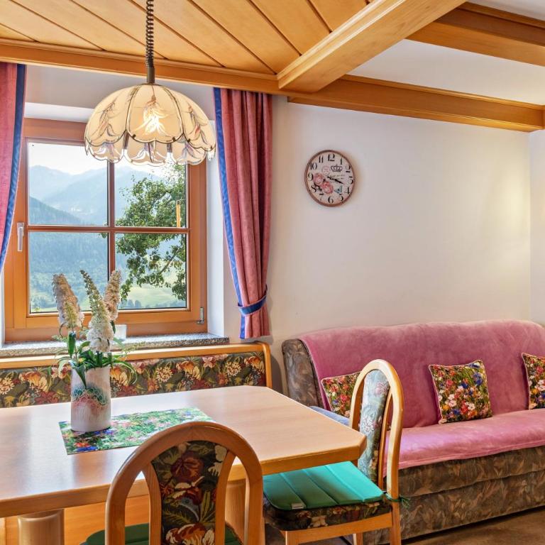 Biobergbauernhof Bergzeit Apartment - Apartment mit 1 Schlafzimmer und Gartenblick - 6