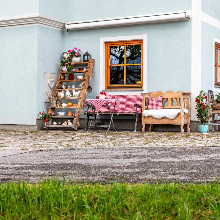 Biobergbauernhof Bergzeit Apartment - Apartment mit 1 Schlafzimmer und Gartenblick - 23