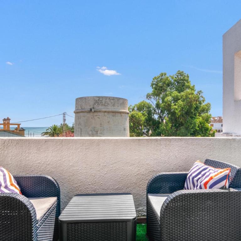 Duplex Chill Beach - Apartamento Deluxe de 2 dormitorios con vistas al jardín - 19
