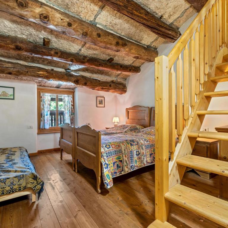 Agriturismo Malga Riondera - Appartamento Deluxe con 2 Camere da Letto e Vista Giardino - 3