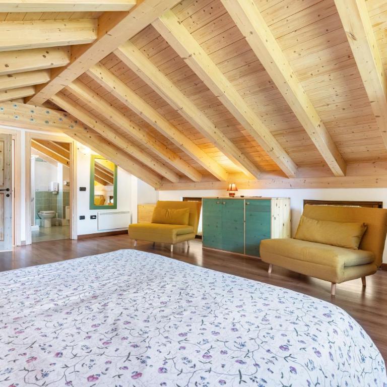 Agriturismo Malga Riondera - Appartamento Superior con 1 Camera da Letto e Balcone - 14