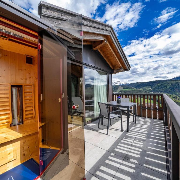 Chalet Schlossberg Schwarzhorn - Superior Apartment mit 1 Schlafzimmer und Balkon - 23