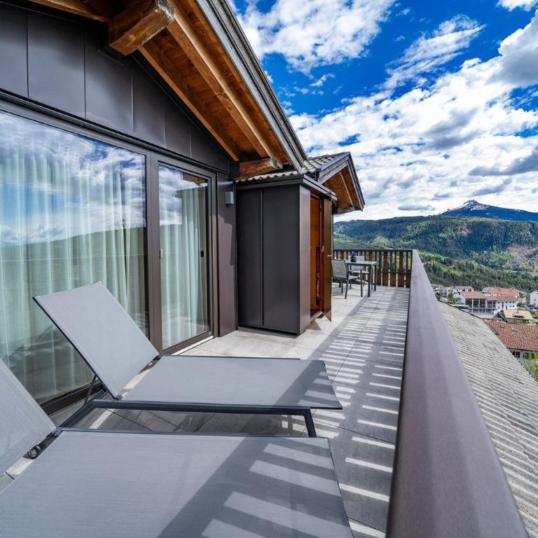 Chalet Schlossberg Schwarzhorn - Superior Apartment mit 1 Schlafzimmer und Balkon - 21