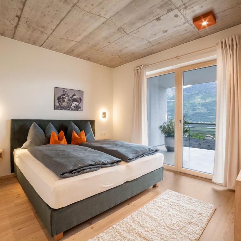 Apartment Das Runde - Deluxe-Apartment mit 2 Schlafzimmern und Gartenblick - 14
