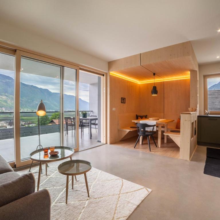Apartment Das Runde - Deluxe-Apartment mit 2 Schlafzimmern und Gartenblick - 1
