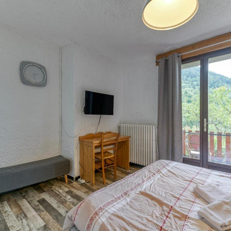 Chambre d'hôte Gite Passoud - Doppelzimmer mit Bergblick - 12