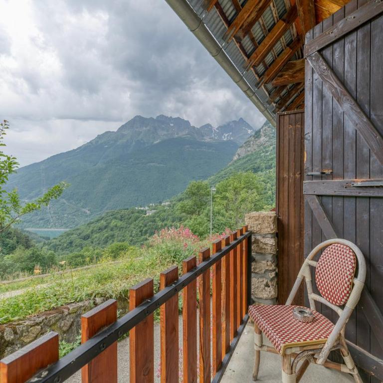 Chambre d'hôte Gite Passoud - Doppelzimmer mit Bergblick - 4