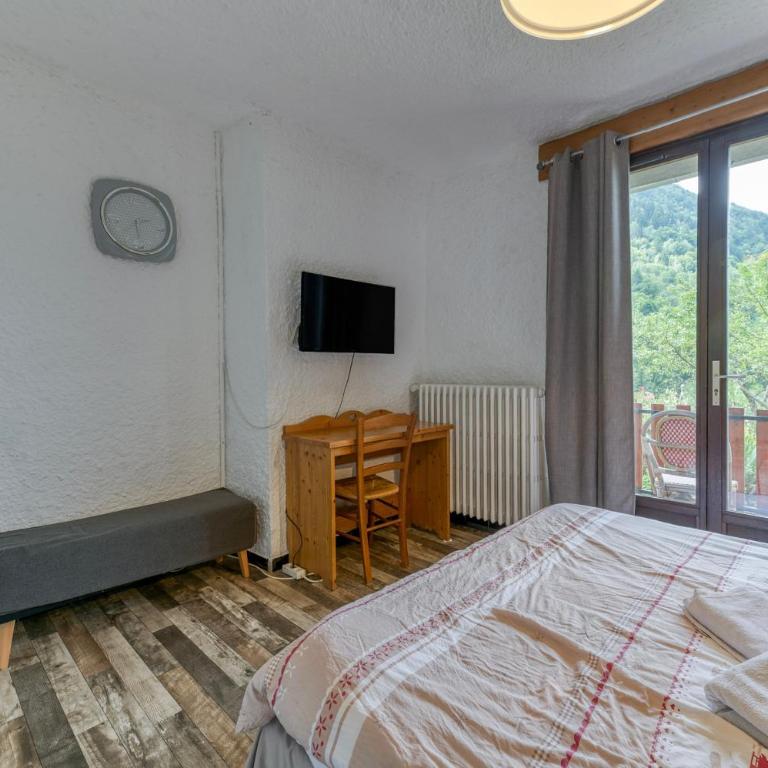Chambre d'hôte Gite Passoud - Doppelzimmer mit Bergblick - 11